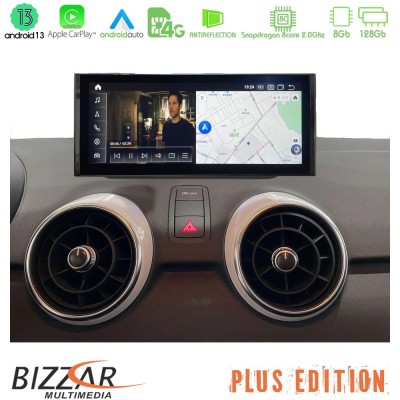 Bizzar Plus Edition Audi A1 (8X) 2010-2018 Android13 8Core (8+128GB) Navigation Multimedia 10.25