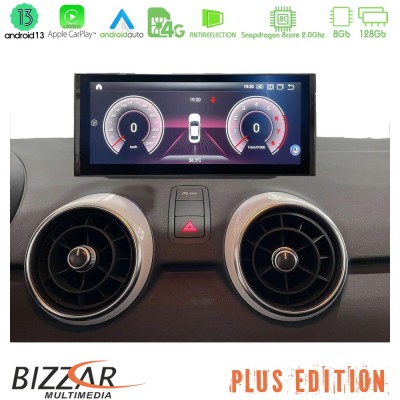 Bizzar Plus Edition Audi A1 (8X) 2010-2018 Android13 8Core (8+128GB) Navigation Multimedia 10.25