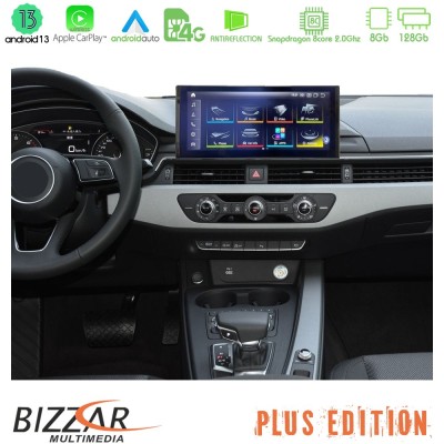 Bizzar Plus Edition Audi A4/A5 (B9) 2016-> Android13 8Core (8+128GB) Navigation Multimedia 10.25