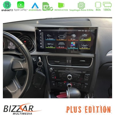 Bizzar Plus Edition Audi A4/A5 (B8) 2008-2015 Android13 8Core (8+128GB) Navigation Multimedia 10.25