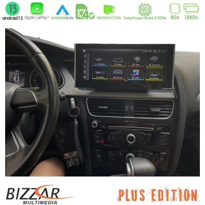 Bizzar Plus Edition Audi A4/A5 (B8) 2008-2015 Android13 8Core (8+128GB) Navigation Multimedia 10.25