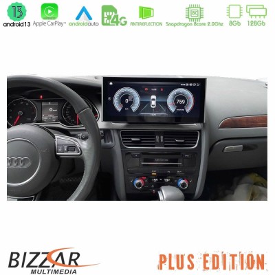 Bizzar Plus Edition Audi A4/A5 (B8) 2008-2015 Android13 8Core (8+128GB) Navigation Multimedia 10.25