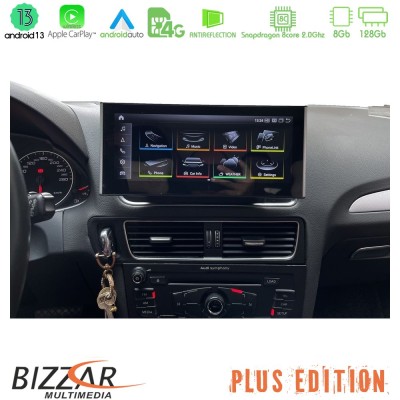 Bizzar Plus Edition Audi Q5 (8R) 2008-2017 (με MMI3G) Android13 8Core (8+128GB) Navigation Multimedia 10.25