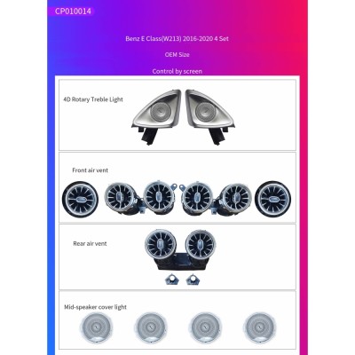 Ατμοσφαιρικός Φωτισμός Audi A3 (8V) 2013-2018 OEM Ambient Light Full Kit