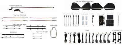 Ατμοσφαιρικός Φωτισμός Audi A4 (B9/8W) 2017-2025 OEM Ambient Light Full Kit