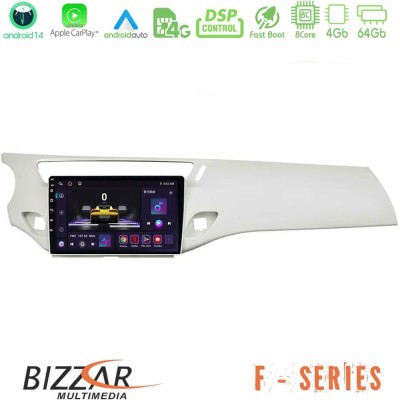 Bizzar F Series 8Core Android14 4+64GB  Citroen C3 2009-2016 Navigation Multimedia Tablet 9