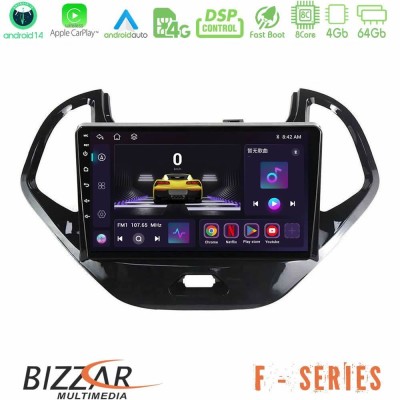 Bizzar F Series 8Core Android14 4+64GB Ford KA 2016-2020 Navigation Multimedia Tablet 9