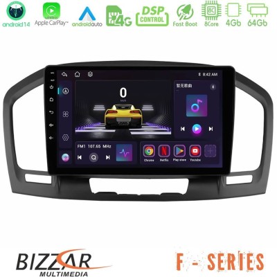 Bizzar F Series 8Core Android14 4+64GB  Opel Insignia 2008-2013 Navigation Multimedia Tablet 9