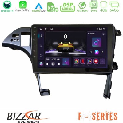 Bizzar F Series 8Core Android14 4+64GB  Toyota Prius 2010-2015 Navigation Multimedia Tablet 10