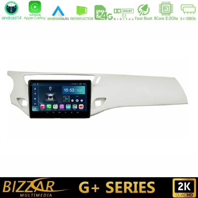 Bizzar G+ Series Citroen C3 2009-2016 8core Android14 6+128GB Navigation Multimedia Tablet 9