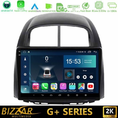 Bizzar G+ Series Daihatsu Sirion/Subaru Justy 8core Android14 6+128GB Navigation Multimedia Tablet 10