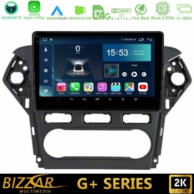 Bizzar G+ Series Ford Mondeo 2011-2014 8core Android14 6+128GB Navigation Multimedia Tablet 9