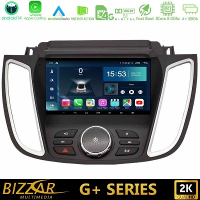 Bizzar G+ Series Ford C-Max / Kuga 8core Android14 6+128GB Navigation Multimedia Tablet 9