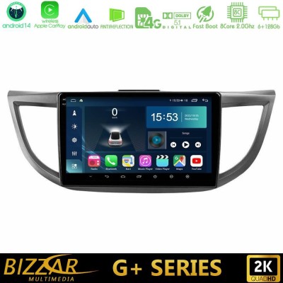 Bizzar G+ Series Honda CRV 2012-2017 8core Android14 6+128GB Navigation Multimedia Tablet 9