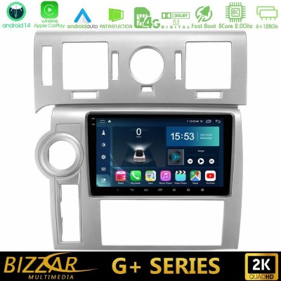 Bizzar G+ Series Hummer H2 2008-2009 8core Android14 6+128GB Navigation Multimedia Tablet 9