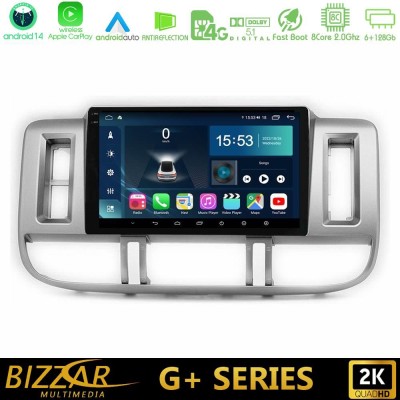 Bizzar G+ Series Nissan X-Trail (T30) 2000-2003 8core Android14 6+128GB Navigation Multimedia 9