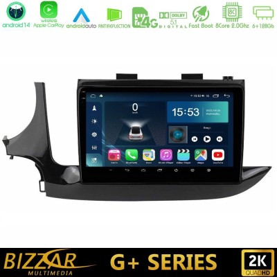 Bizzar G+ Series Opel Mokka 2016-2020 8core Android14 6+128GB Navigation Multimedia Tablet 9