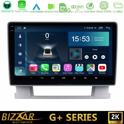 Bizzar G+ Series Opel Astra J 2010-2014 8core Android14 6+128GB Navigation Multimedia Tablet 9