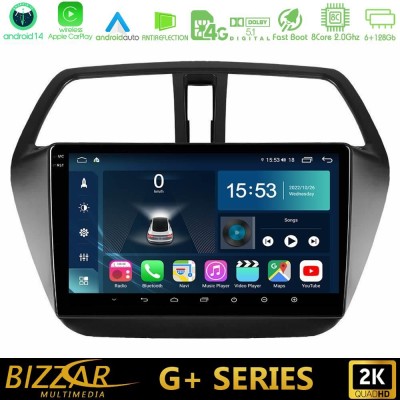 Bizzar G+ Series Suzuki SX4 S-Cross 8core Android14 6+128GB Navigation Multimedia Tablet 9