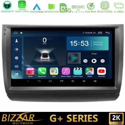 Bizzar G+ Series Toyota Prius 2004-2009 8core Android14 6+128GB Navigation Multimedia Tablet 9