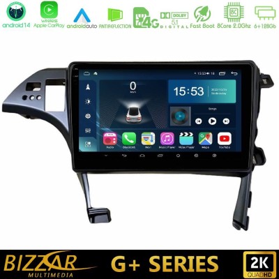 Bizzar G+ Series Toyota Prius 2010-2015 8core Android14 6+128GB Navigation Multimedia Tablet 9