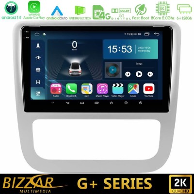 Bizzar G+ Series VW Scirocco / Eos 8Core Android14 6+128GB Navigation Multimedia Tablet 9