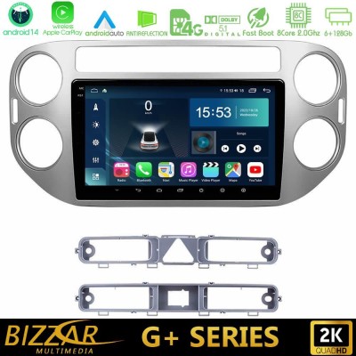 Bizzar G+ Series VW Tiguan 8core Android14 6+128GB Navigation Multimedia Tablet 9