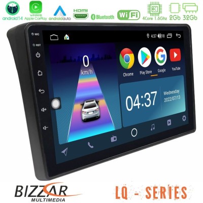 Bizzar LQ Series 4Core Android14 2+32GB Fiat Ducato/Citroen Jumper/Peugeot Boxer Navigation Multimedia Tablet 9