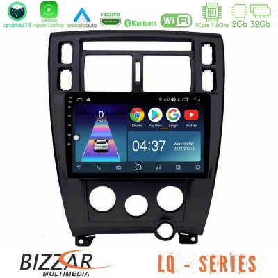 Bizzar LQ Series 4Core Android14 2+32GB Hyundai Tucson Navigation Multimedia Tablet 10
