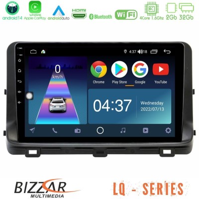 Bizzar LQ Series 4Core Android14 2+32GB Kia Ceed 2018-2023 Navigation Multimedia Tablet 10