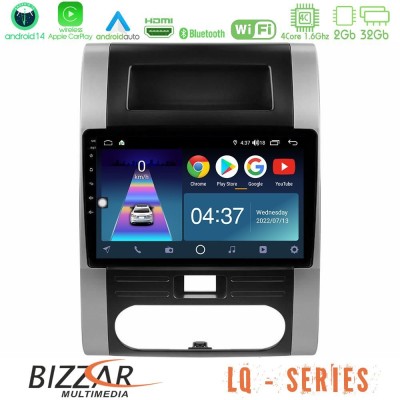 Bizzar LQ Series 4Core Android14 2+32GB Nissan X-Trail T31 Navigation Multimedia Tablet 10