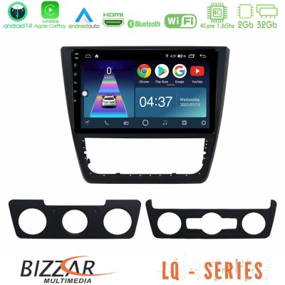Bizzar LQ Series 4Core Android14 2+32GB Skoda Yeti 2009-> Navigation Multimedia Tablet 10