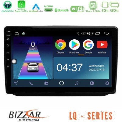 Bizzar LQ Series 4Core Android14 2+32GB Skoda Fabia 2007-2014 Navigation Multimedia Tablet 10