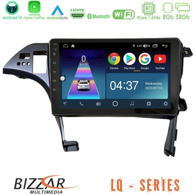 Bizzar LQ Series 4Core Android14 2+32GB Toyota Prius 2010-2015 Navigation Multimedia Tablet 10