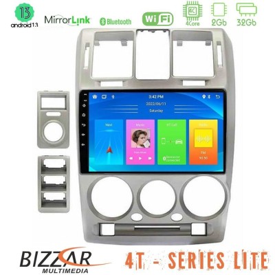 Bizzar 4T Series Hyundai Getz 2002-2009 4Core Android13 2+32GB Navigation Multimedia Tablet 9