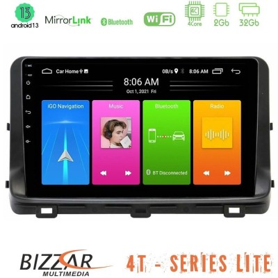 Bizzar 4T Series Kia Ceed 2018-2023 4Core Android13 2+32GB Navigation Multimedia Tablet 10