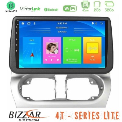 Bizzar 4T Series Opel Corsa C/Combo C 4Core Android13 2+32GB Navigation Multimedia Tablet 9