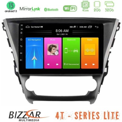 Bizzar 4T Series Toyota Avensis 2015-2018 4Core Android13 2+32GB Navigation Multimedia Tablet 9