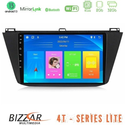 Bizzar 4T Series Vw Tiguan 2016-2022 4Core Android13 2+32GB Navigation Multimedia Tablet 9