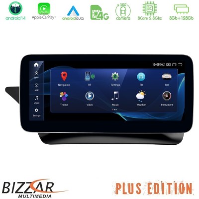 Bizzar Plus Edition Mercedes A/CLA/GLA Class NTG4.5 Android14 (8+128GB) Navigation Multimedia 10,25