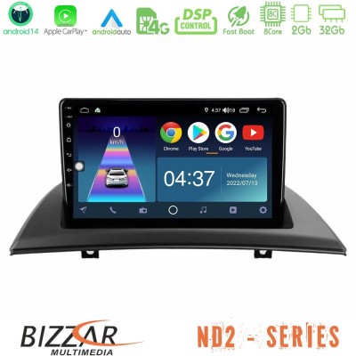 Bizzar ND2 Series 8Core Android14 2+32GB  BMW E83 Navigation Multimedia Tablet 9