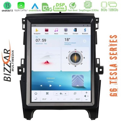 Bizzar Ford Ranger 2016-2022 8Core Android13 8+128GB Tesla 13