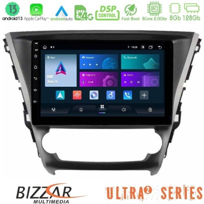 Bizzar 4T Series Toyota Avensis 2015-2018 4Core Android13 2+32GB Navigation Multimedia Tablet 9