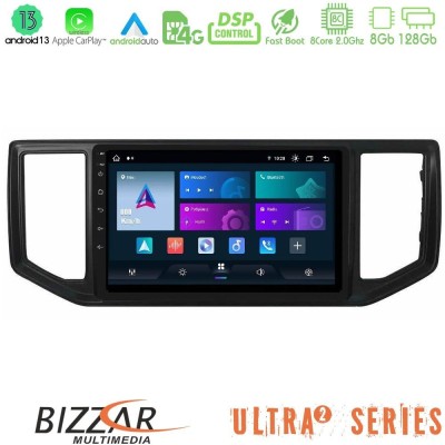 Bizzar 4T Series VW Amarok 2017-2022 4Core Android13 2+32GB Navigation Multimedia Tablet 9