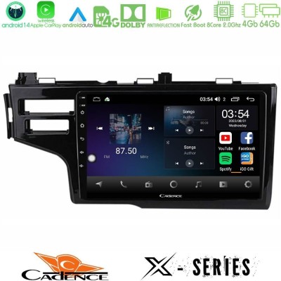 Bizzar 4T Series Honda Jazz 2013-2020 4Core Android13 2+32GB Navigation Multimedia Tablet 9
