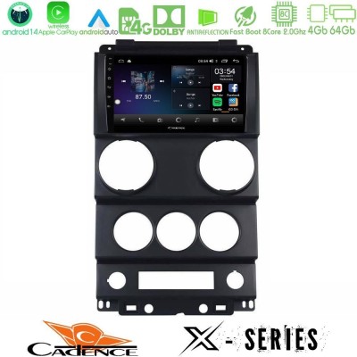 Bizzar 4T Series Jeep Wrangler 2008-2010 4Core Android13 2+32GB Navigation Multimedia Tablet 9