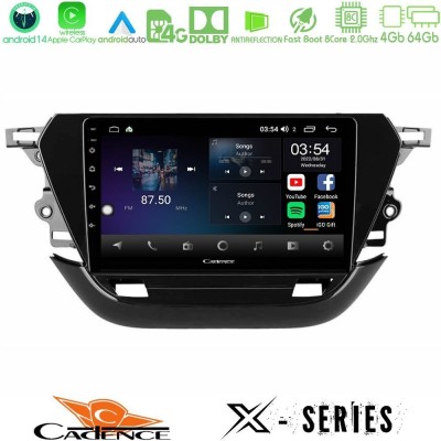 Bizzar 4T Series Opel Corsa F 2019-2023 4Core Android13 2+32GB Navigation Multimedia Tablet 9