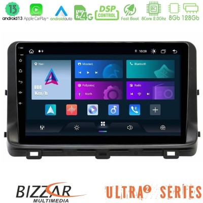 Bizzar 4T Series Kia Ceed 2018-2023 4Core Android13 2+32GB Navigation Multimedia Tablet 10