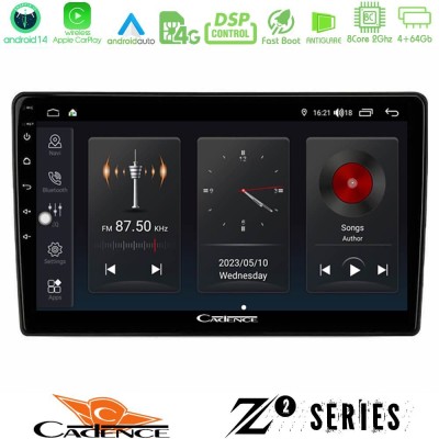 Cadence Z2 Series 8Core Android14 4+64GB  Alfa Romeo Giulietta 2014-2021 Navigation Multimedia Tablet 10