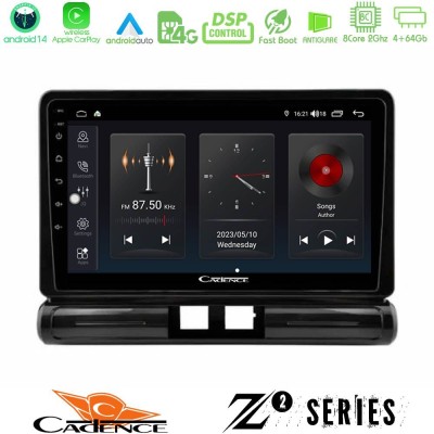 Cadence Z2 Series 8Core Android14 4+64GB  Citroen C3 2016-> Navigation Multimedia Tablet 9